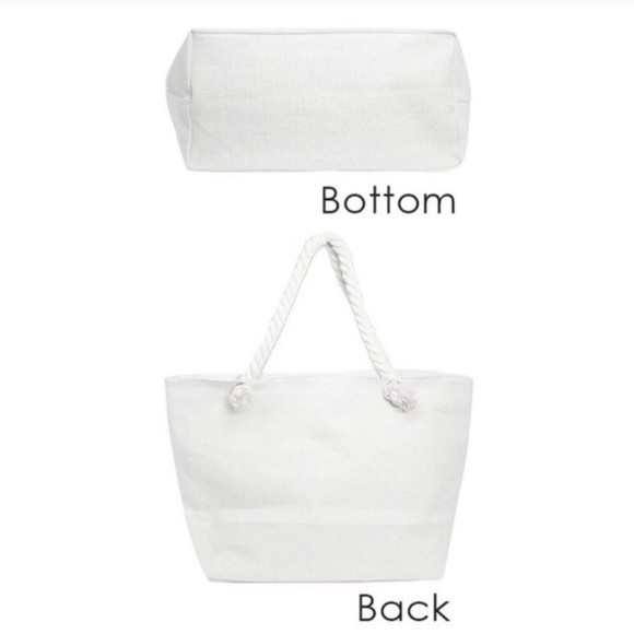 Pink Flamingo Tote /Beach/Pool Bag - Picture 2 of 4